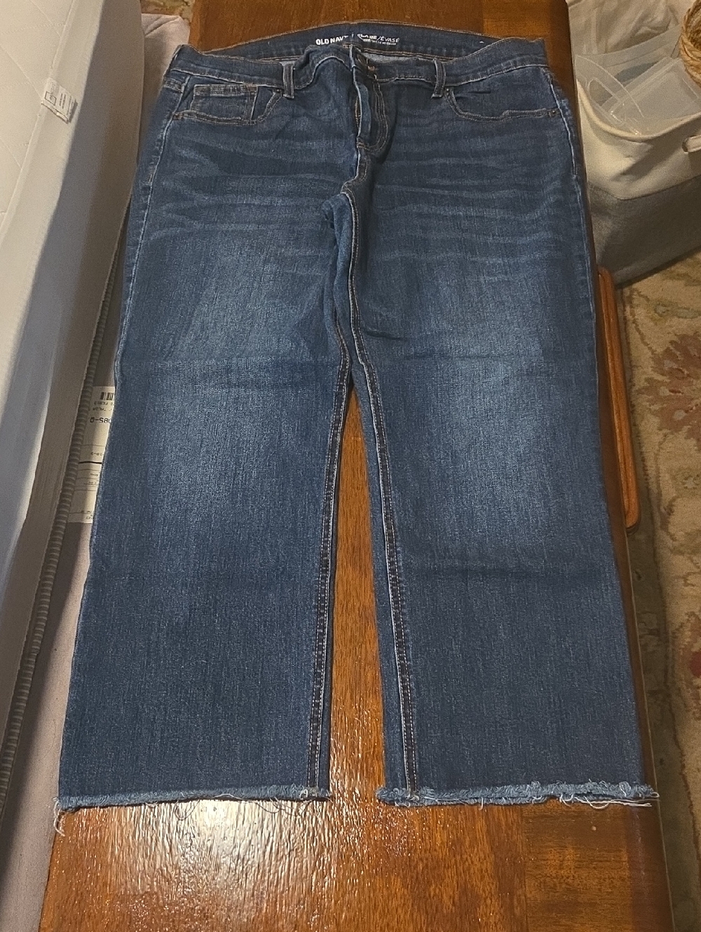 Old Navy Woman's Dark Blue Flare Jeans